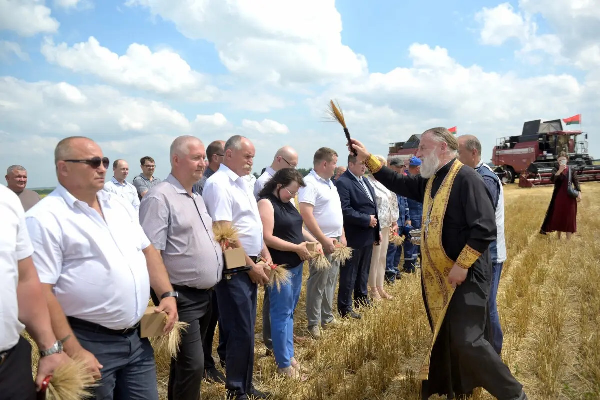Свята першага снапа. У Бабруйскім раёне прайшлі «Зажынкі»