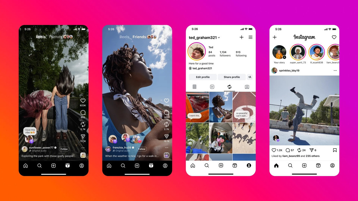 В Instagram появилась функция репостов
