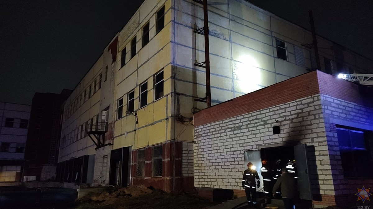 На Первомайской в Бобруйске горела котельная