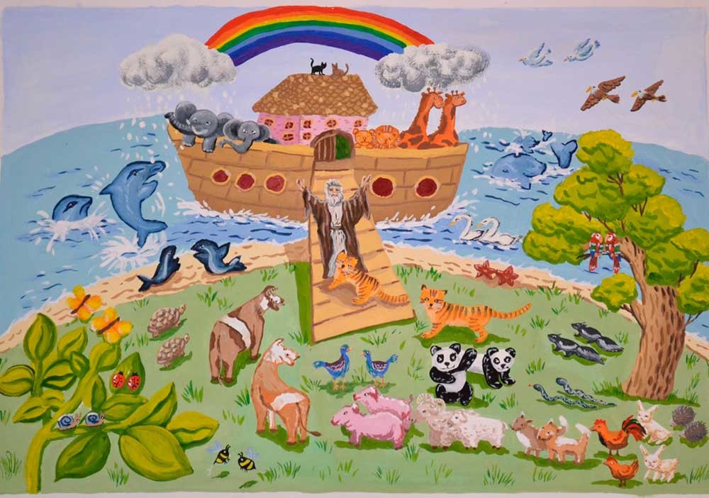 Юные художники Бобруйска показали «Красоту Божьего мира» в епархиальном конкурсе