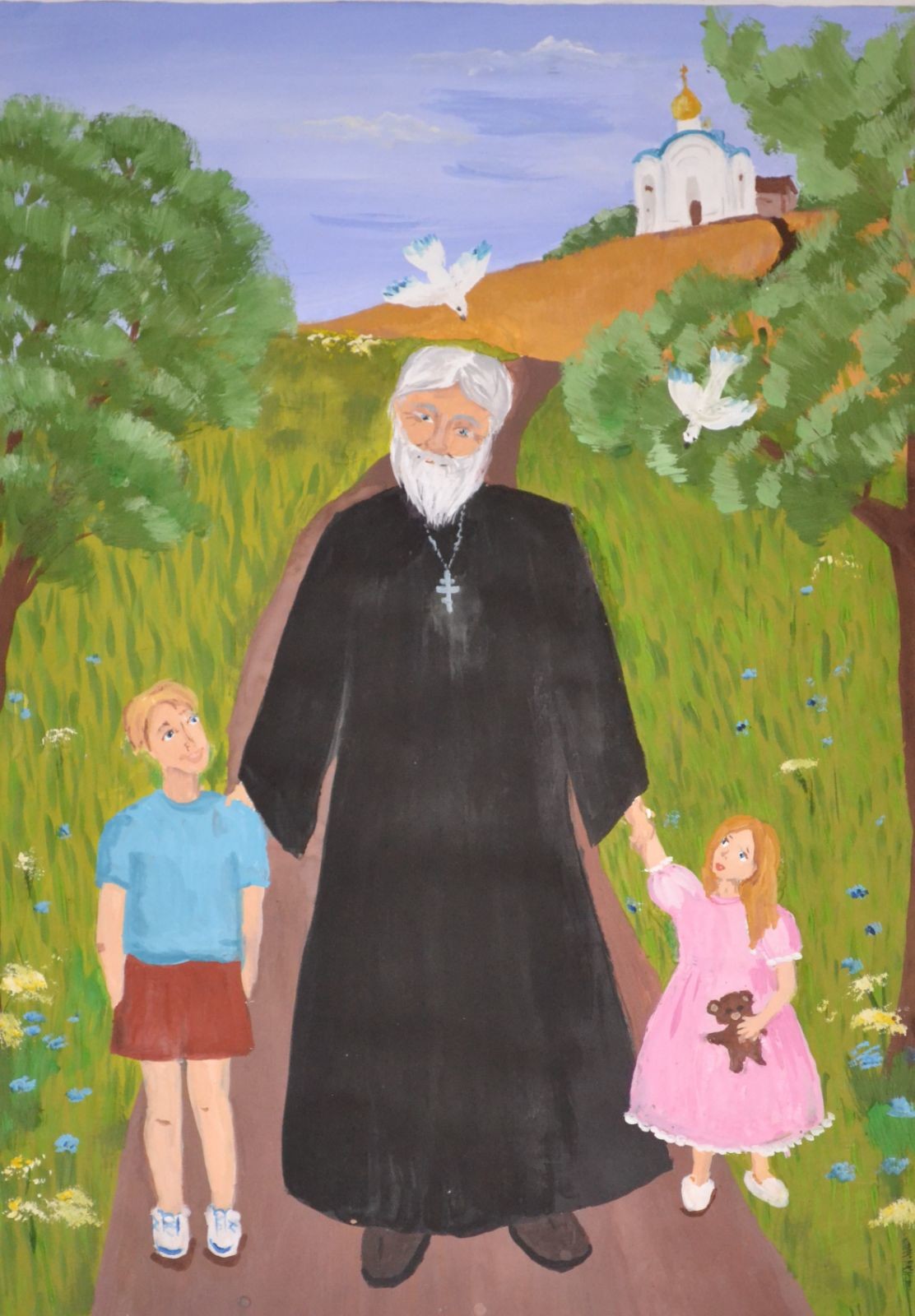 Юные художники Бобруйска показали «Красоту Божьего мира» в епархиальном конкурсе