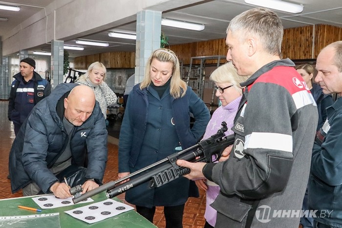 Меткие шинники: на «Белшине» прошли соревнования стрелков