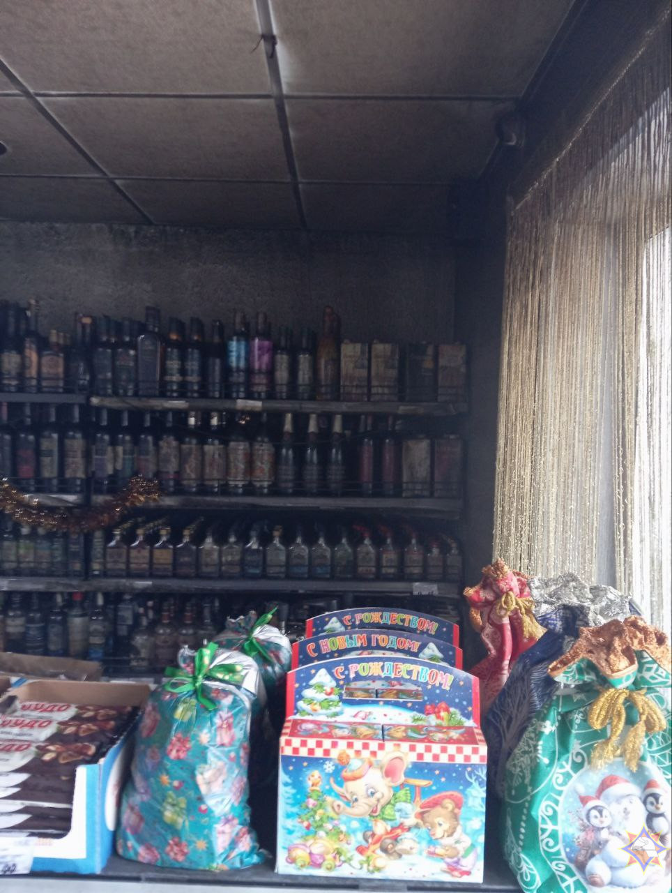 Магазин в Бобруйском районе частично уничтожен огнем Магазин в Бобруйском районе частично уничтожен огнем