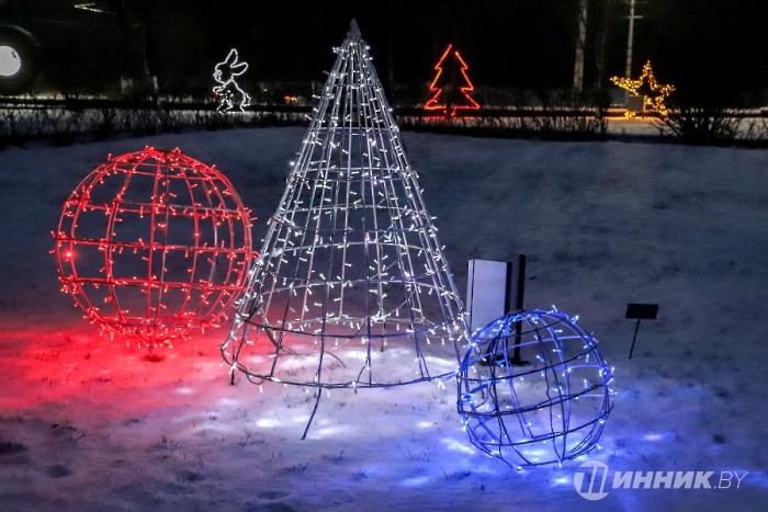 &laquo;Белшина&raquo; украсила Бобруйск: елки, фотозоны и аллея тысячи огней