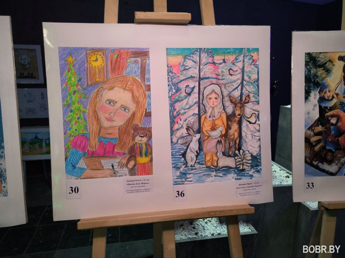 Выставка работ Краски Рождества