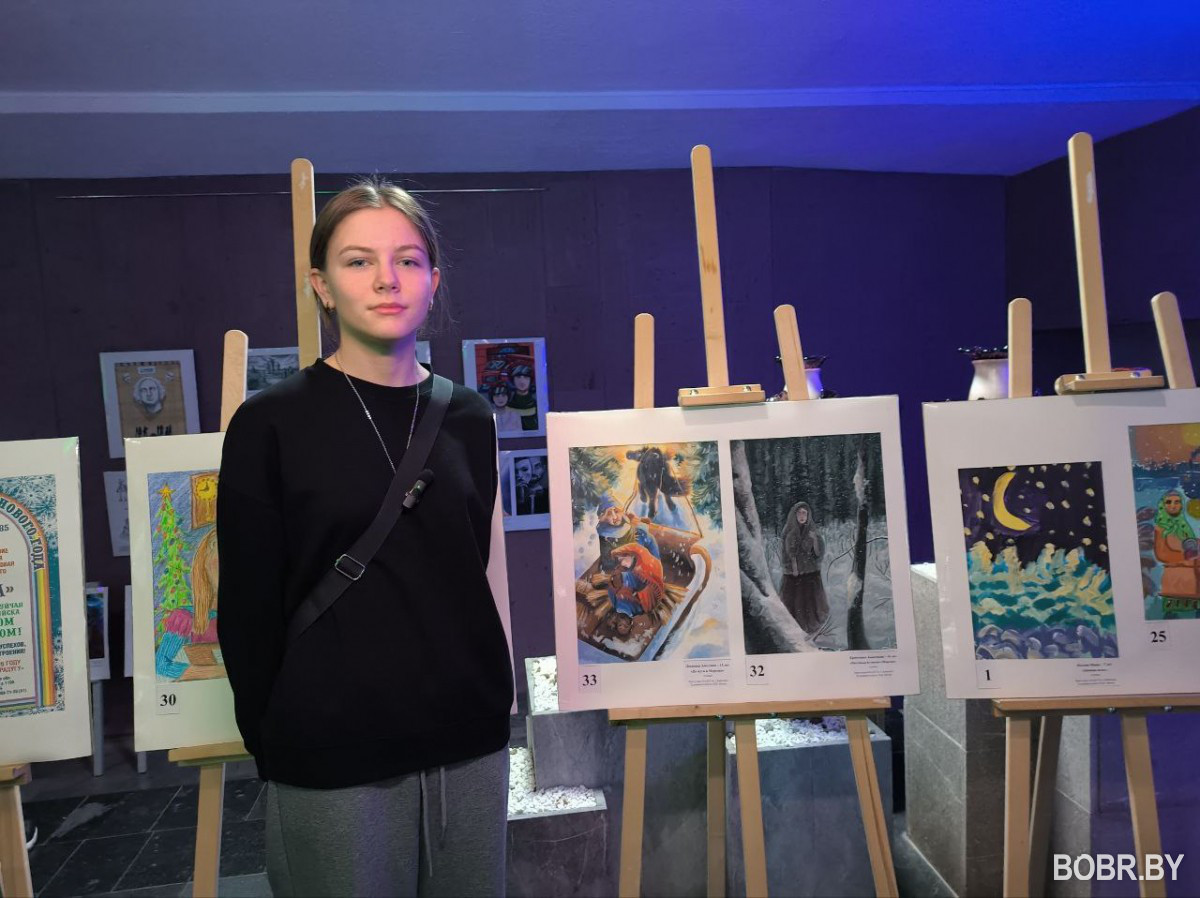 Выставка работ Краски Рождества