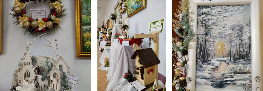 Уникальные новогодние работы представили участники конкурса в колледже им. Ларина