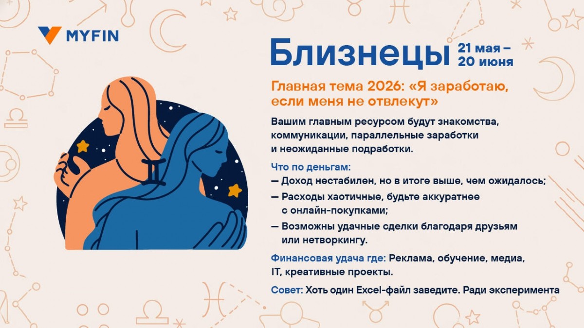 Финансовый успех обещают звезды в 2026 году. Кому?