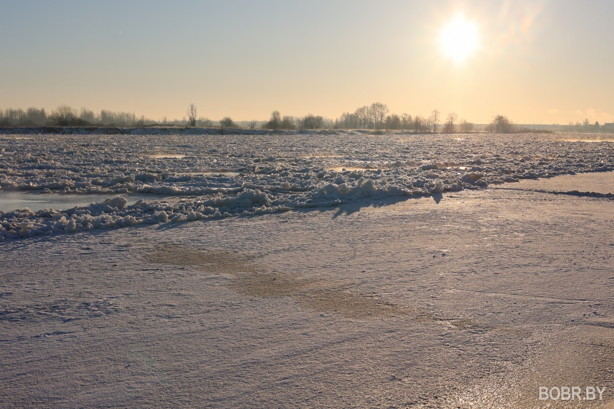 Березина зимой