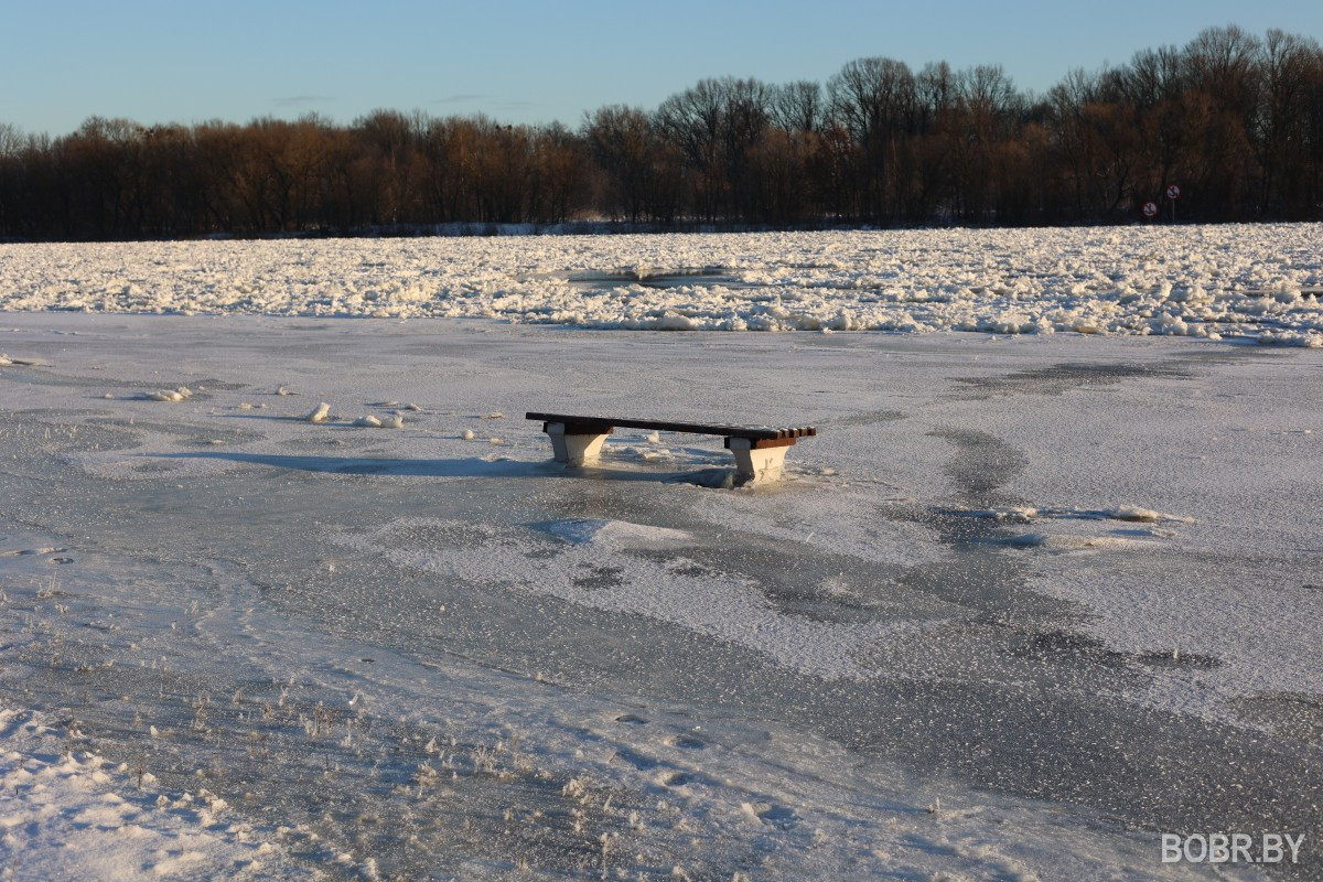 Березина зимой