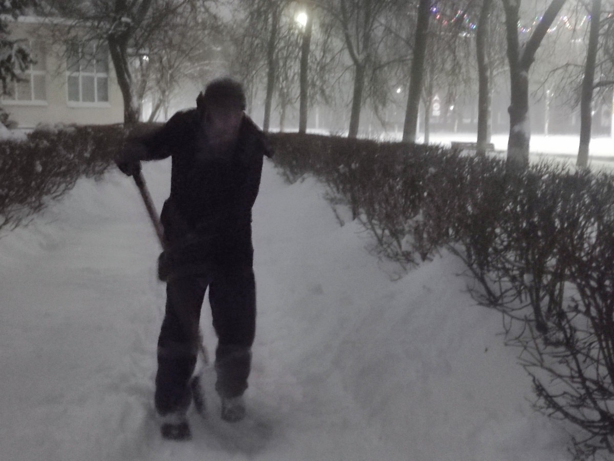 Бобруйск объединился перед лицом снегопадов