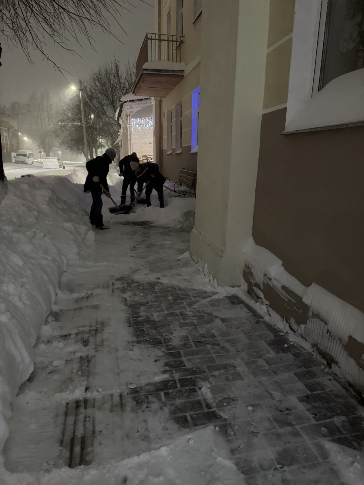 Бобруйск объединился перед лицом снегопадов