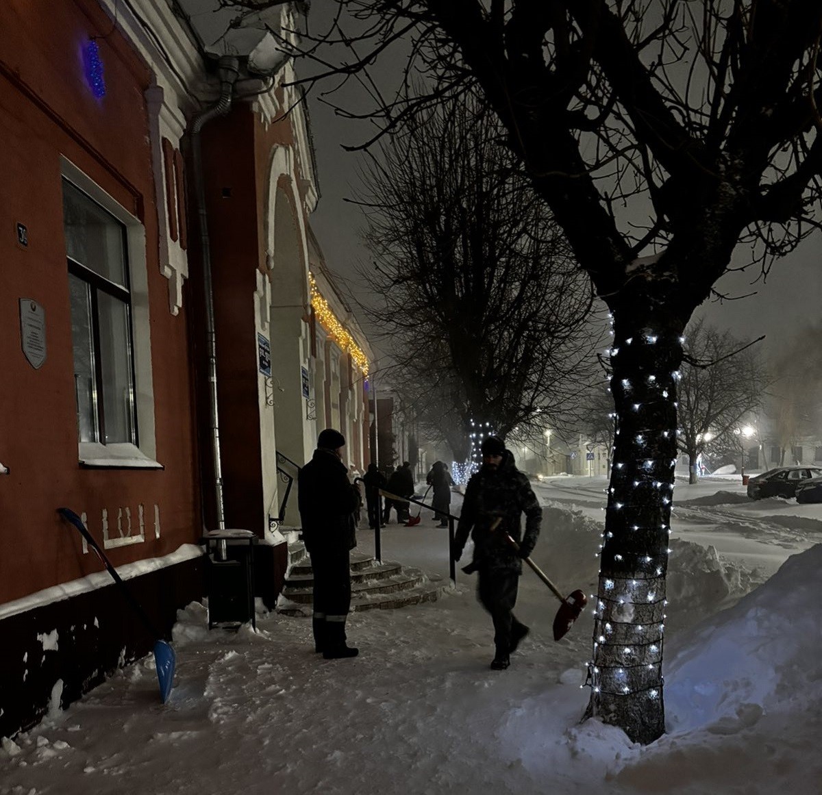 Бобруйск объединился перед лицом снегопадов