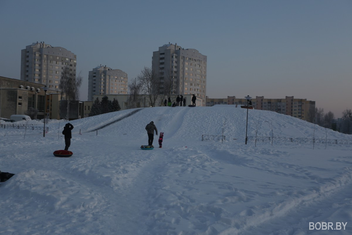 Бобруйск. Горка рядом с Дворцом Искусств