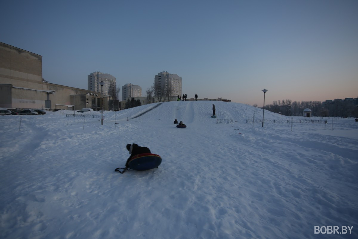 Бобруйск. Горка рядом с Дворцом Искусств