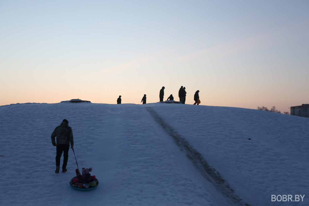 Бобруйск. Горка рядом с Дворцом Искусств