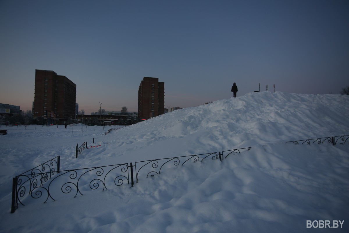 Бобруйск. Горка рядом с Дворцом Искусств