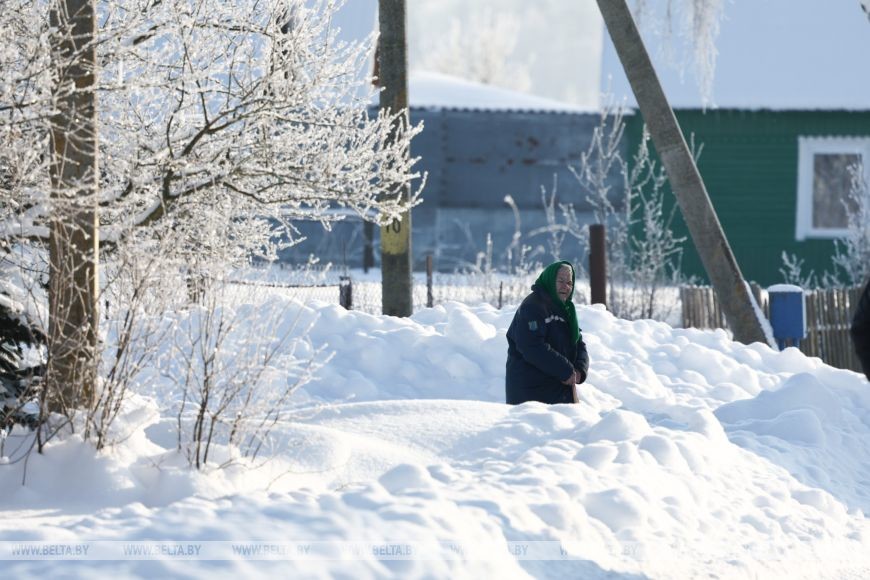 Как работают автолавки Бобруйского района в лютые холода