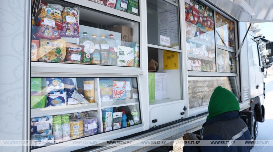 Как работают автолавки Бобруйского района в лютые холода