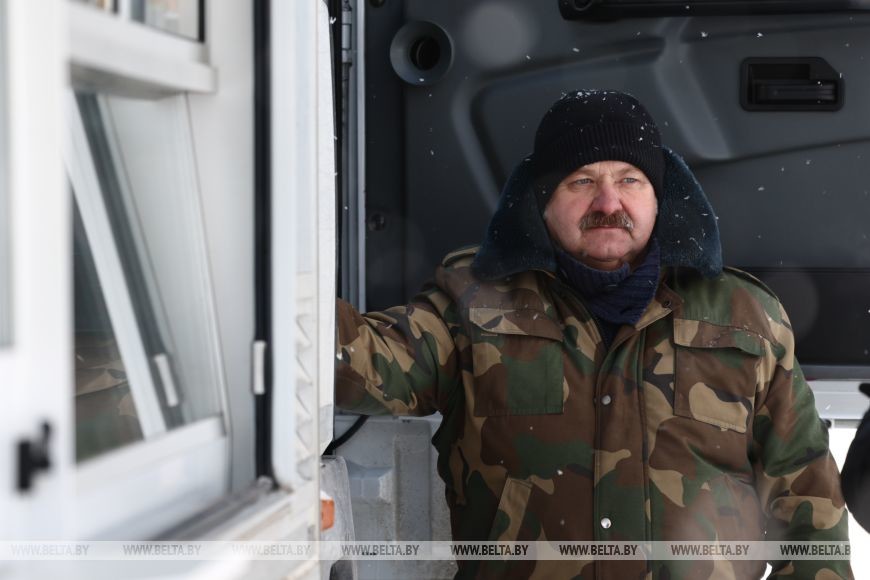 Как работают автолавки Бобруйского района в лютые холода