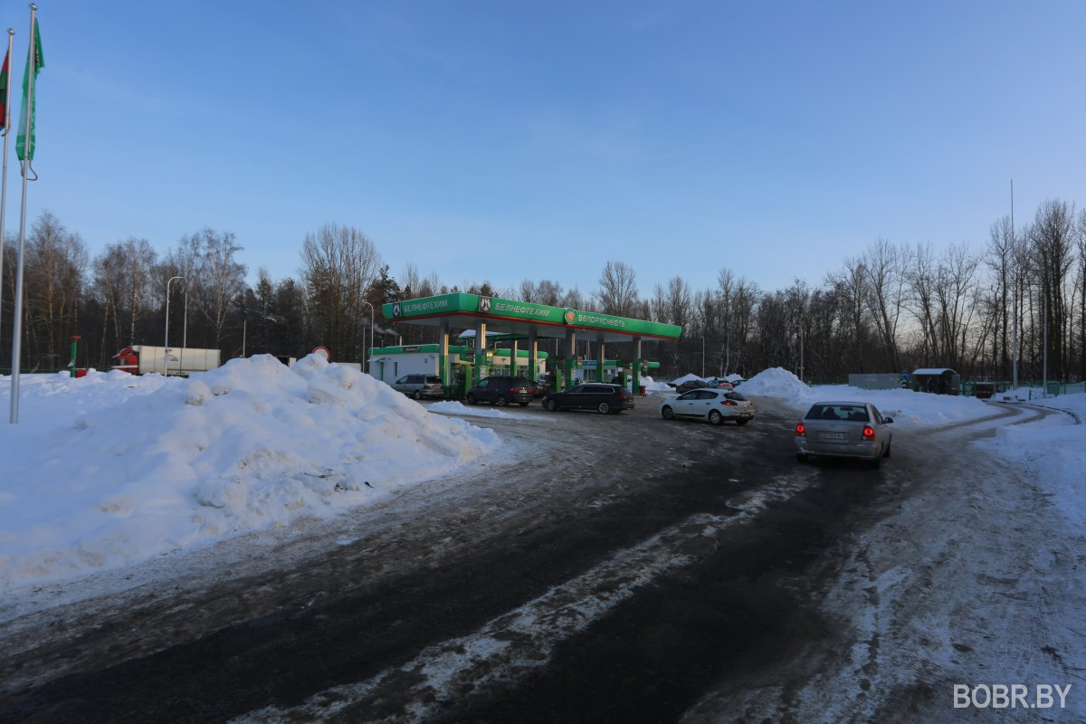 Бобруйск. Автозаправка на Шинной
