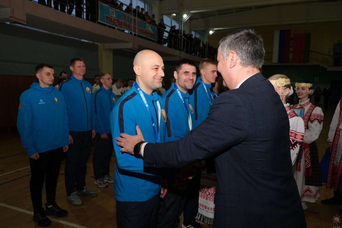 В Бобруйске завершился турнир среди пожарных-спасателей