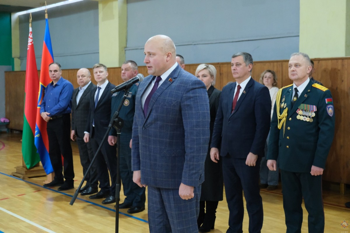 В Бобруйске завершился турнир среди пожарных-спасателей