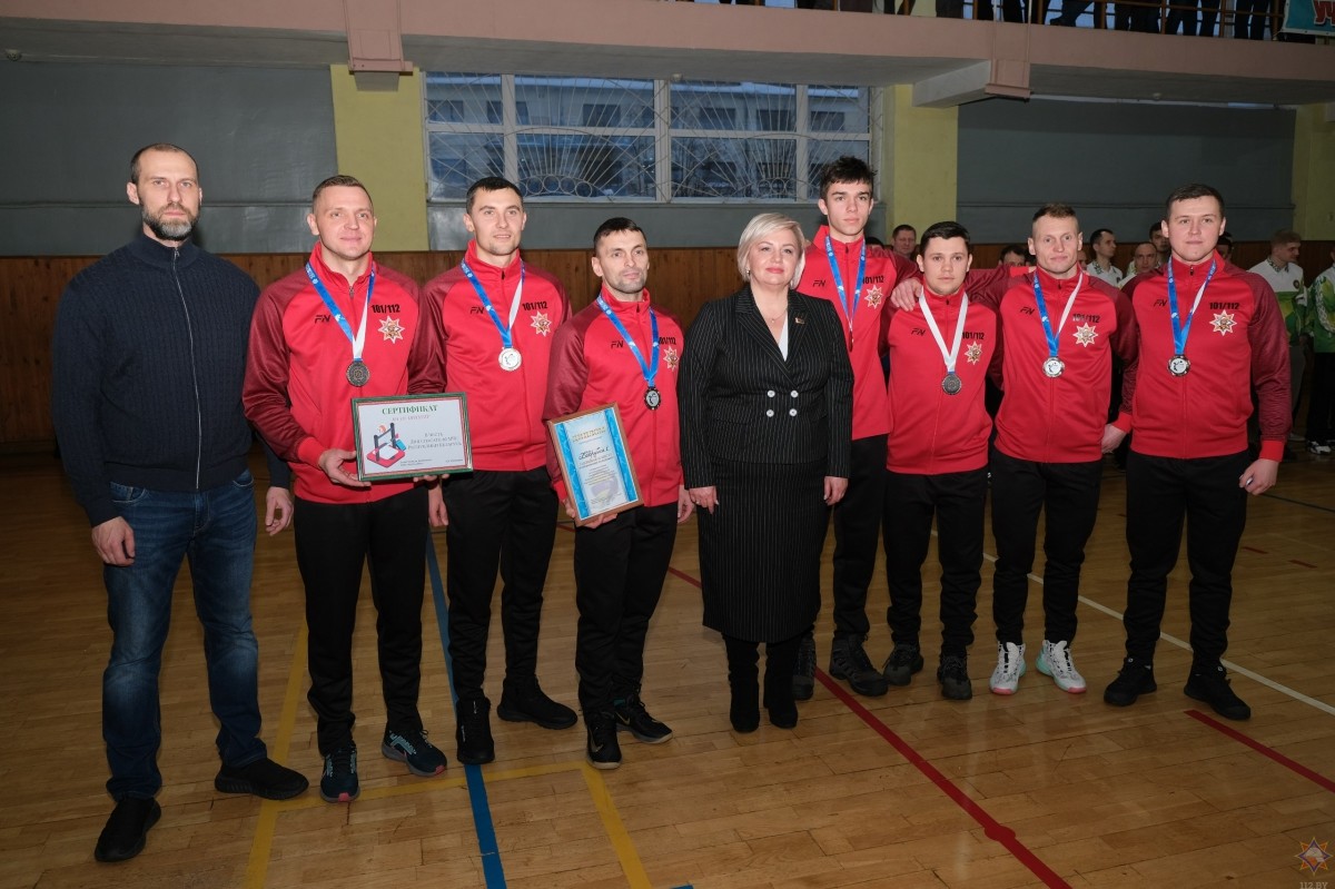 В Бобруйске завершился турнир среди пожарных-спасателей