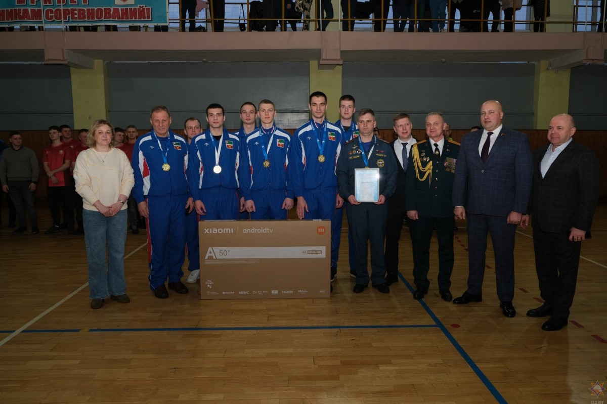 В Бобруйске завершился турнир среди пожарных-спасателей