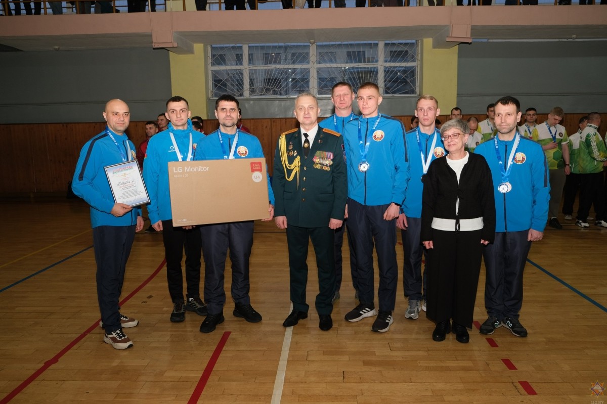 В Бобруйске завершился турнир среди пожарных-спасателей