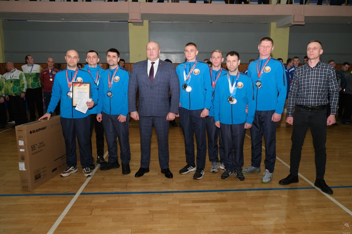 В Бобруйске завершился турнир среди пожарных-спасателей