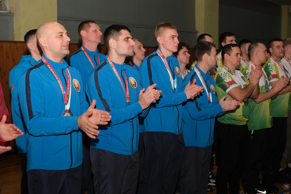 В Бобруйске завершился турнир среди пожарных-спасателей