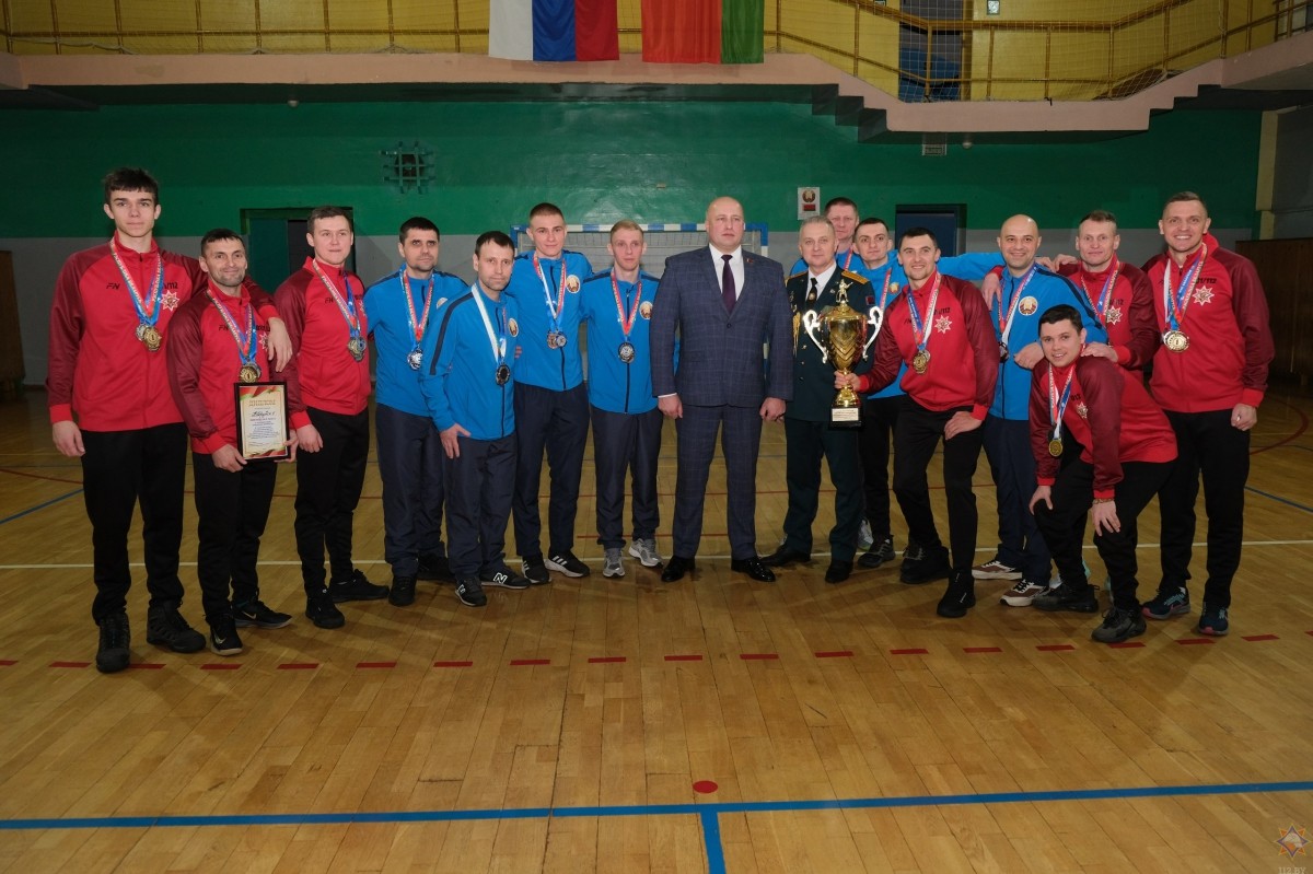 В Бобруйске завершился турнир среди пожарных-спасателей