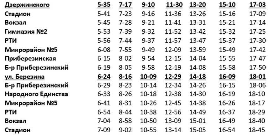 Со 2 февраля меняется работа автобусных маршрутов №7 и №6а