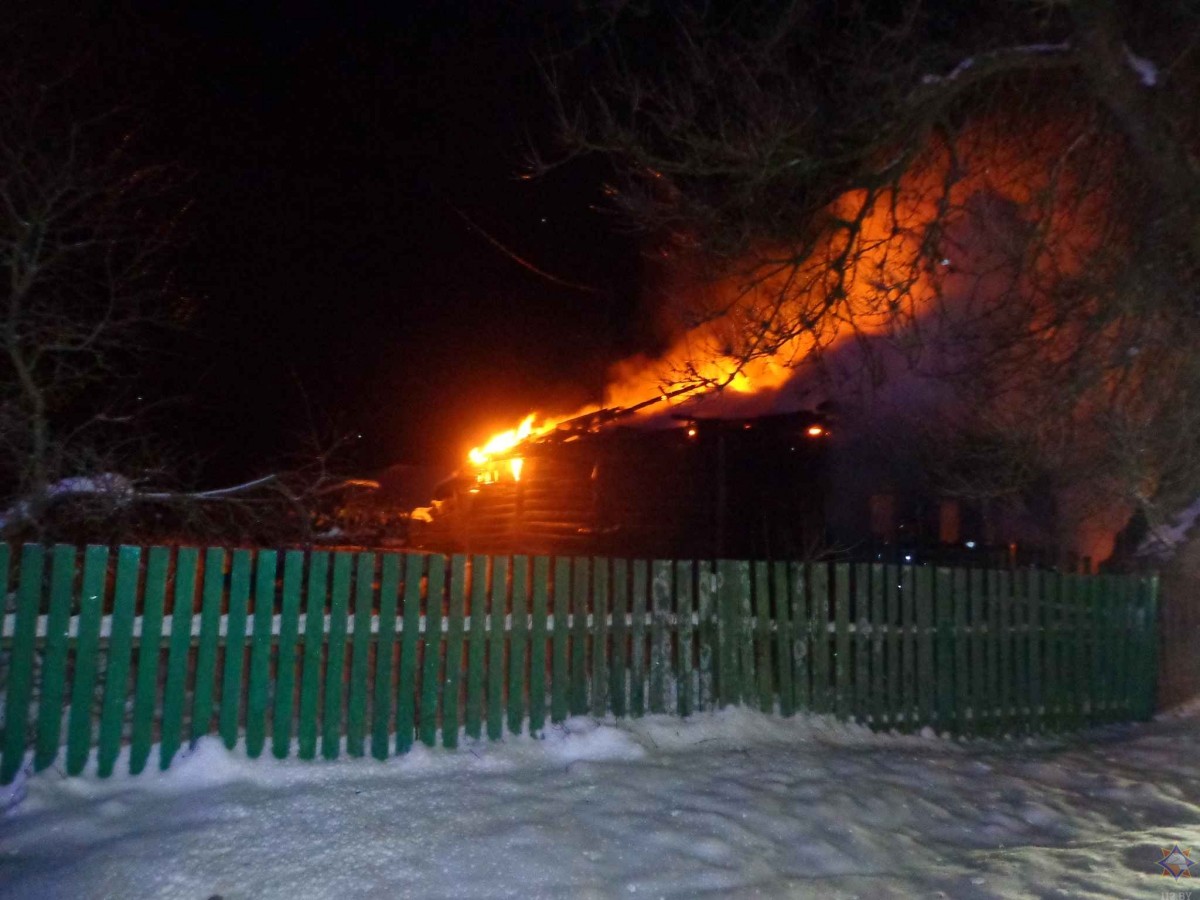 На пожаре в Бобруйском районе погиб человек