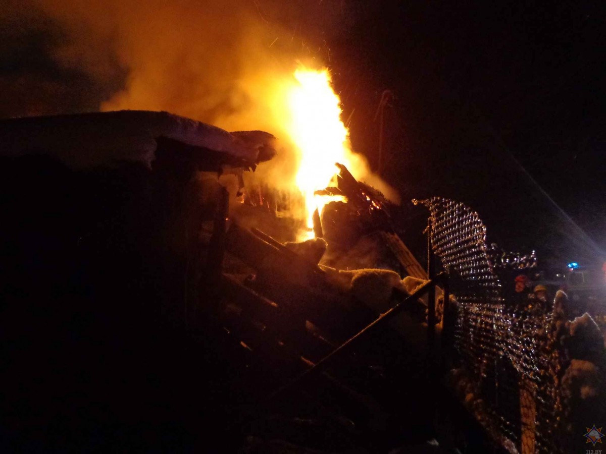 На пожаре в Бобруйском районе погиб человек