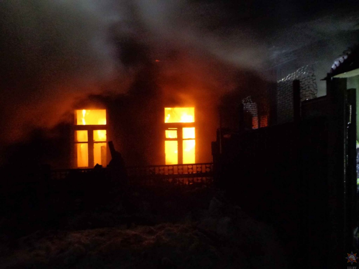 На пожаре в Бобруйском районе погиб человек