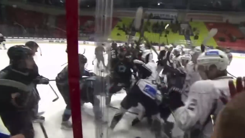 Массовая драка вспыхнула между &laquo;Динамо-Шинником&raquo; и питерским &laquo;Динамо&raquo;