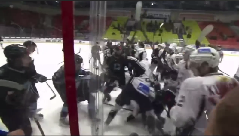 Массовая драка вспыхнула между &laquo;Динамо-Шинником&raquo; и питерским &laquo;Динамо&raquo;