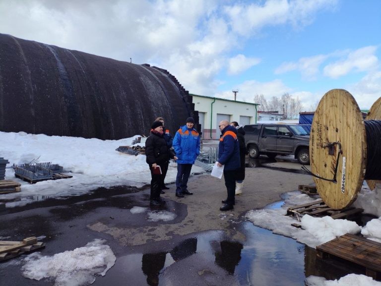 В филиале &laquo;Бобруйские электрические сети&raquo; проверили, как хранят отходы