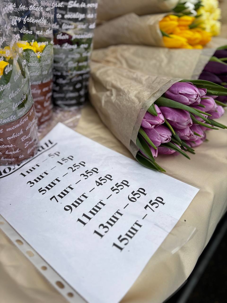 На контроле продажа цветов. В Бобруйске 17 площадок для продажи живых цветов к 8 Марта