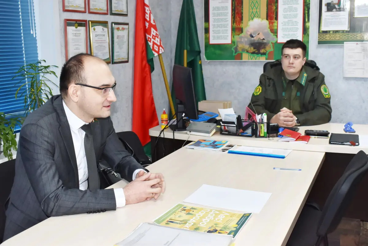 Антон Каранкевич провел встречу с коллективом Глушанского опытно-производственного лесничества