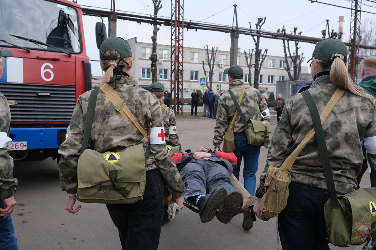 Пожар на заводе биотехнологий: учения определили готовность спасателей Бобруйска