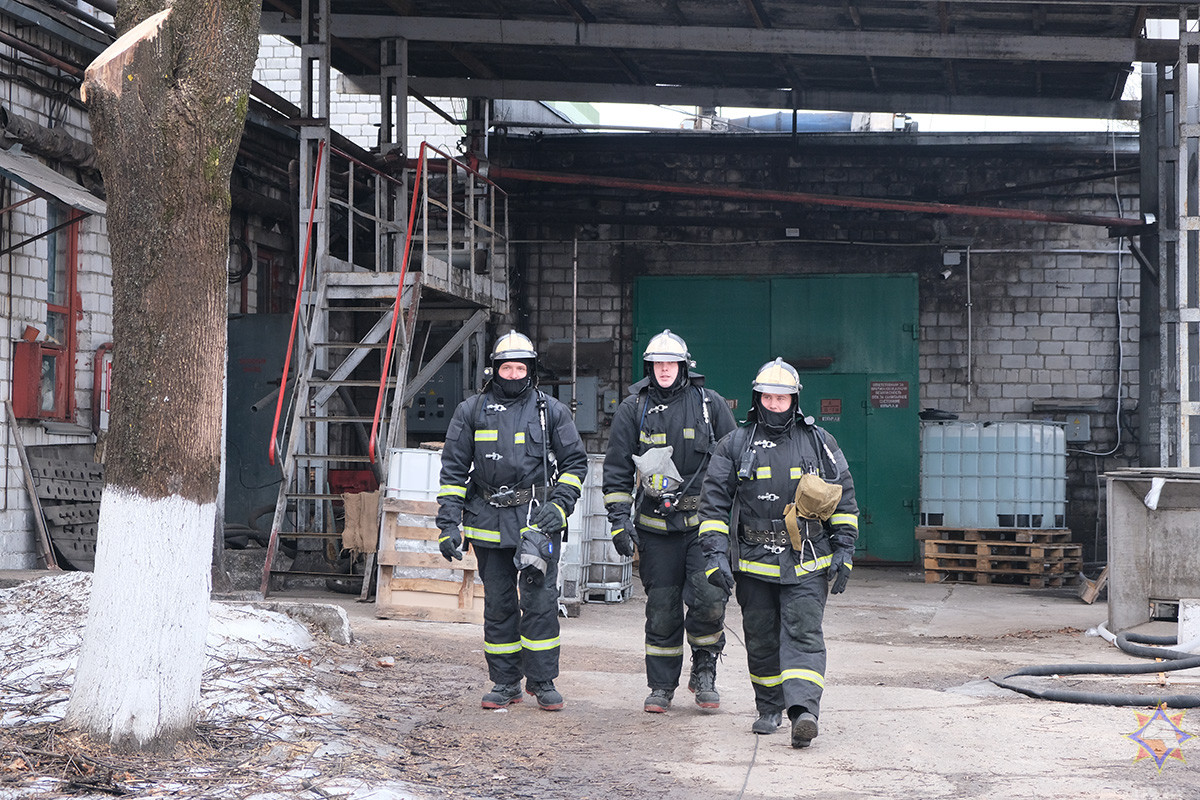 Пожар на заводе биотехнологий: учения определили готовность спасателей Бобруйска