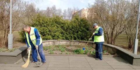 Санитарный день прошел в Ленинском районе Бобруйска