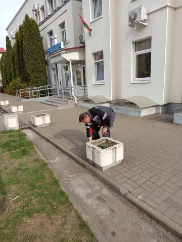 Санитарный день прошел в Ленинском районе Бобруйска