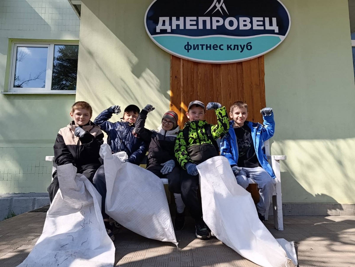 Субботник с пользой для района провели учащиеся Айкидо из Киселевич