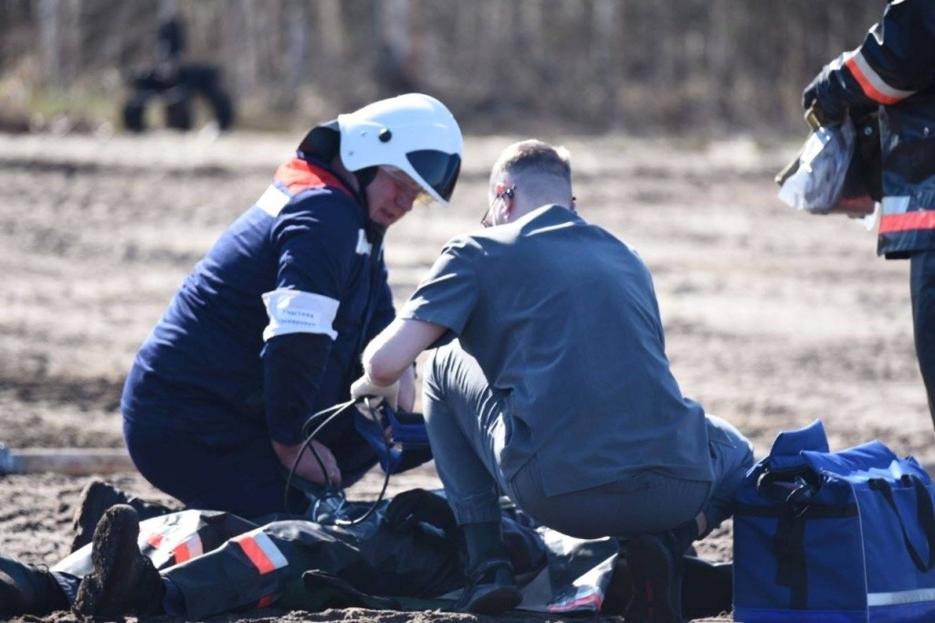Работники &laquo;Бобруйских тепловых сетей&raquo; провели пожарно-тактические учения на объекте