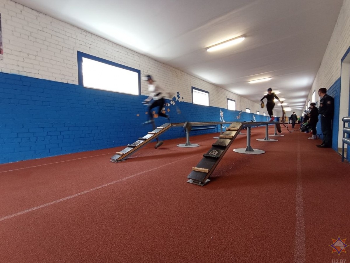 Команда Бобруйского ГРОЧС заняла 1 место в чемпионате по пожарно-спасательному спорту в Могилеве