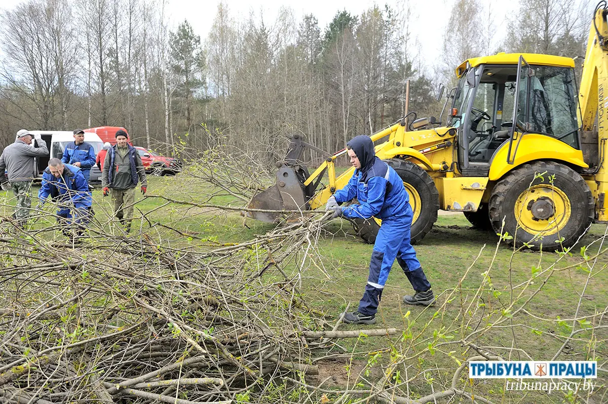 В Бобруйском районе благоустроили прибрежную зону в деревне Щатково